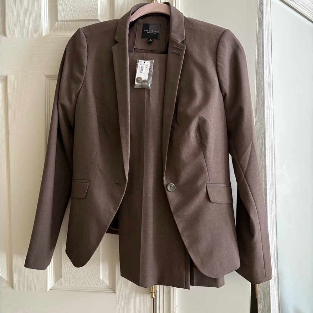 The Limited Brown Women's suit 2 pcs- Single-Breasted with trousers